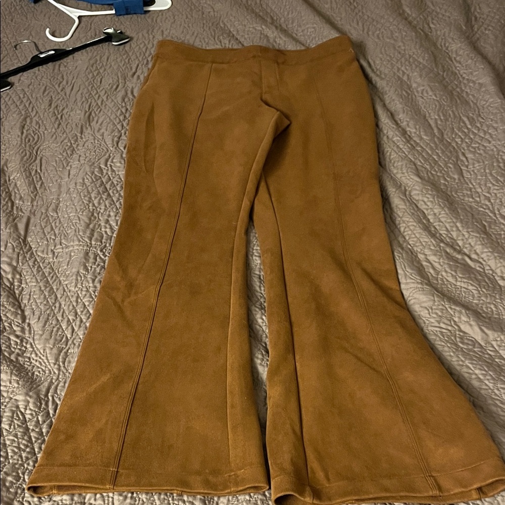 SPANX Brown Boot Cut Pants